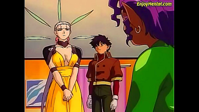 Spaceship Adventure – Anime Couple Exploring Pleasure Together