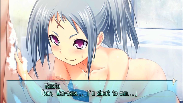 Petite Teen Gives Blowjob In Majikoi Eroge Anime Scene