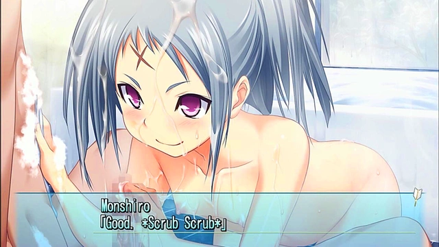 Petite Teen Gives Blowjob In Majikoi Eroge Anime Scene