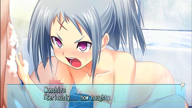 Petite Teen Gives Blowjob In Majikoi Eroge Anime Scene
