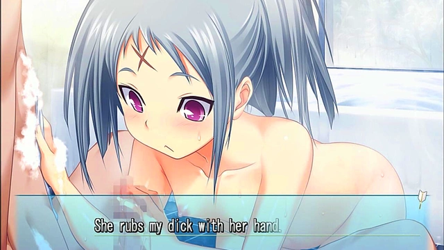 Petite Teen Gives Blowjob In Majikoi Eroge Anime Scene