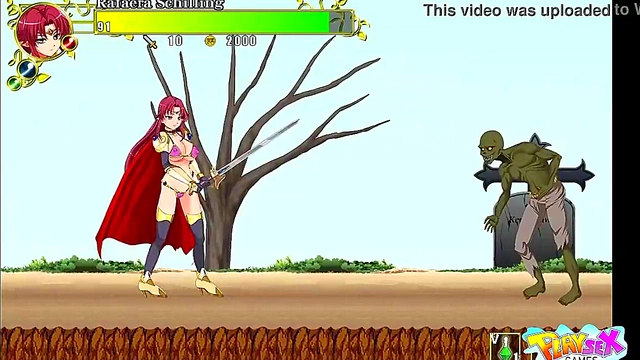 Hot Elf With Big Boobs Engages in Steamy Sex Game Action