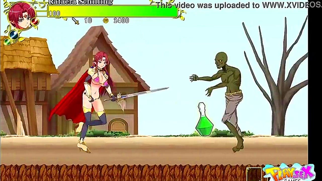 Hot Elf With Big Boobs Engages in Steamy Sex Game Action