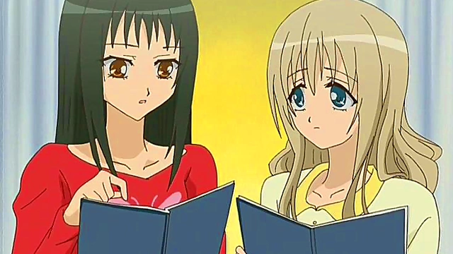 Yuri Anime Girls Engage in Sweet Strawberry Panic Passion Session