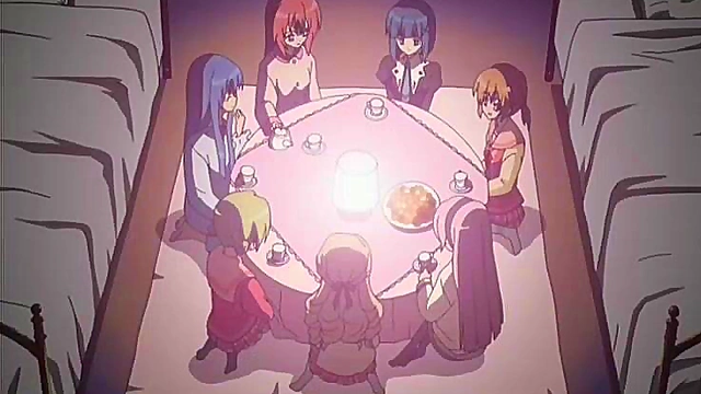 Yuri Anime Girls Engage in Sweet Strawberry Panic Passion Session