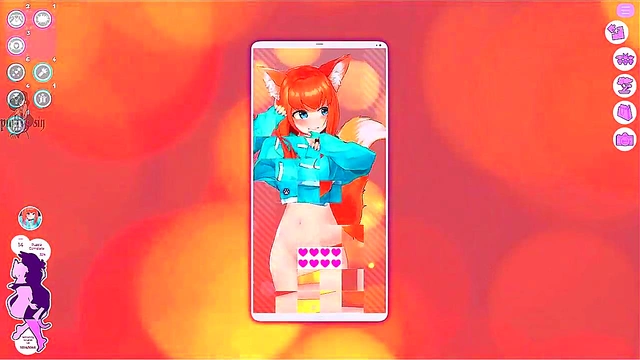 Foxy Redhead Catgirl Waifu Masturbates With Toys & Moans Loudly