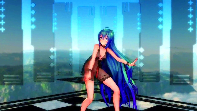 Hatsune Miku Dances Seductively While Teasing You With Her Hands