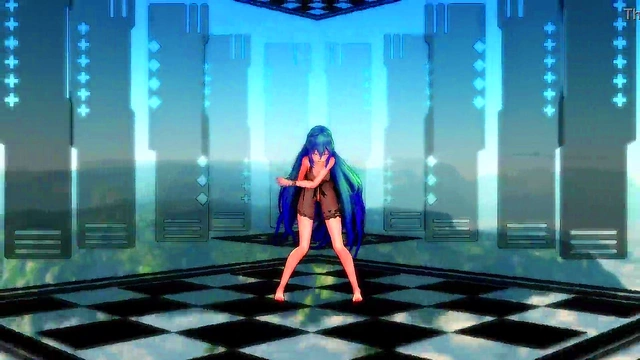Hatsune Miku Dances Seductively While Teasing You With Her Hands