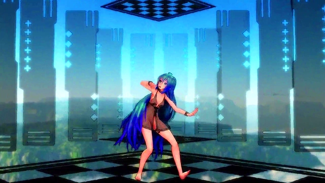 Hatsune Miku Dances Seductively While Teasing You With Her Hands