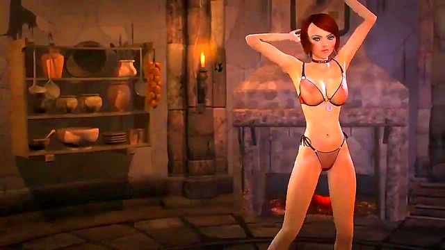 Sexy 3D Nude Cartoon Girls Groove & Shake It On Screen