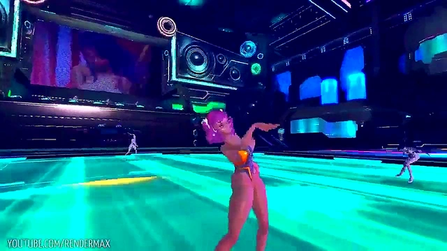 Sexy 3D Nude Cartoon Girls Groove & Shake It On Screen