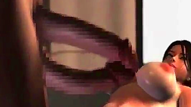 Umemaro Anime Babe Nails Anal & Blowjob With Sugimoto In Epic 3D Hentai Mix