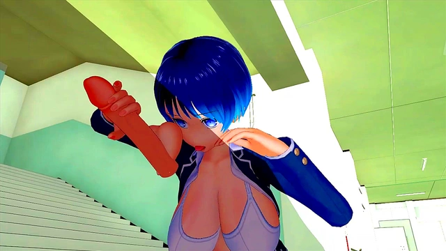 Helping My Horny Classmate In The Corridor With Kinky 3D Hentai Sex Fantasies