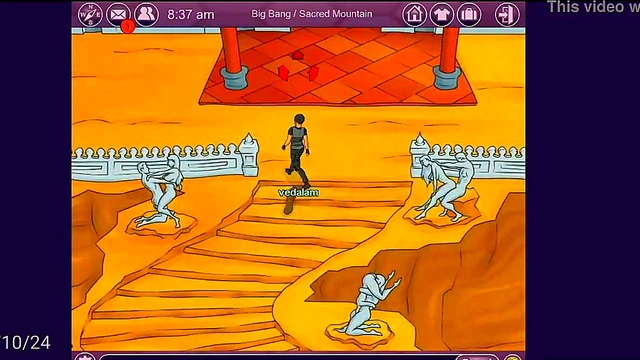 Two Girls Rub Pussy On Huge Dick In Exciting New FFM Pose On MnF Club Sex Game