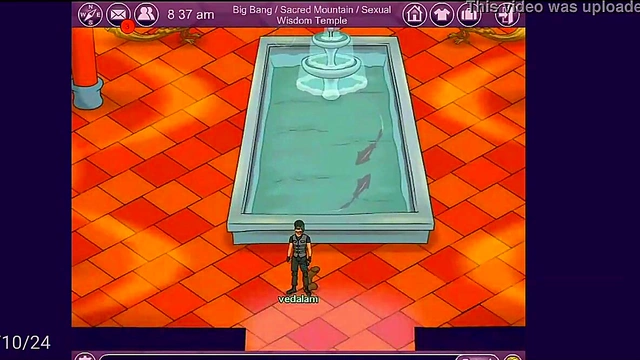 Two Girls Rub Pussy On Huge Dick In Exciting New FFM Pose On MnF Club Sex Game