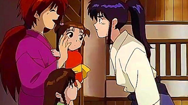 Indomitable Student Yahiko Myoujin Fights Samurai Action in Anime Rurouni Kenshin Latino