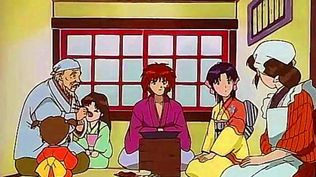 Indomitable Student Yahiko Myoujin Fights Samurai Action in Anime Rurouni Kenshin Latino