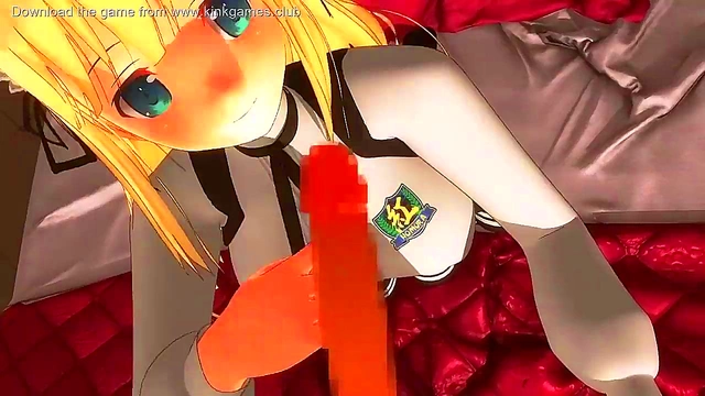 Busty Teen Hentai Maid Gives Amazing Blowjob Performance