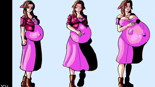 Pregnant Anime Babe Enjoys Belly Expansion Fantasies With Erotic Sequences