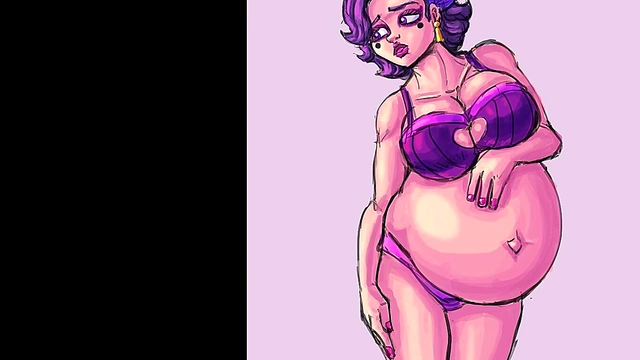 Pregnant Anime Babe Enjoys Belly Expansion Fantasies With Erotic Sequences