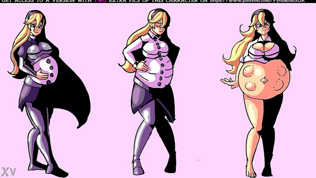 Pregnant Anime Babe Enjoys Belly Expansion Fantasies With Erotic Sequences