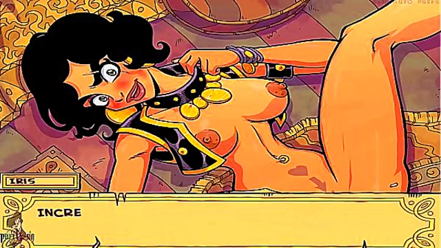 Hot Princess Jasmine Threesome With Big-Cock Genie For Mind-Blowing Orgasm