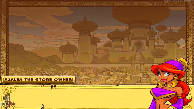 Hot Princess Jasmine Threesome With Big-Cock Genie For Mind-Blowing Orgasm