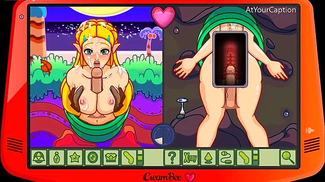 Animated Zelda Gets Fucked Hard in Ass & Pussy by Mario for Game-Themed Hentai Bliss