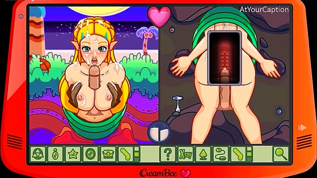 Animated Zelda Gets Fucked Hard in Ass & Pussy by Mario for Game-Themed Hentai Bliss