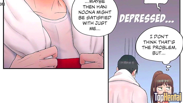 Horny Anime Girls Seduce During Yoga Class for naughty CFNM Fun