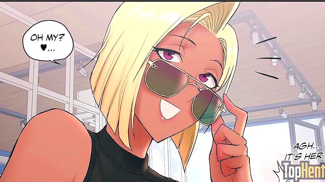 Horny Anime Girls Seduce During Yoga Class for naughty CFNM Fun