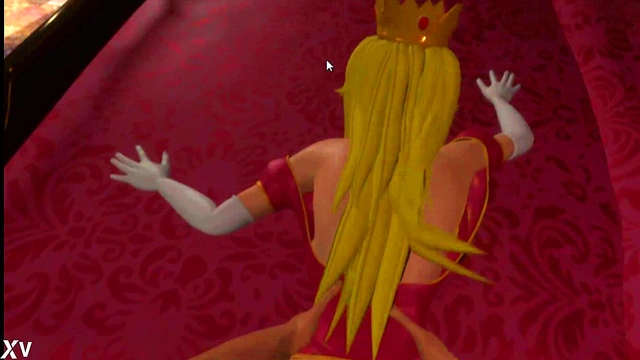 Big-Titted Anime Chick Rides Dick in Virtual Reality Sex Game Adventure