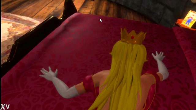 Big-Titted Anime Chick Rides Dick in Virtual Reality Sex Game Adventure