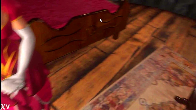 Big-Titted Anime Chick Rides Dick in Virtual Reality Sex Game Adventure