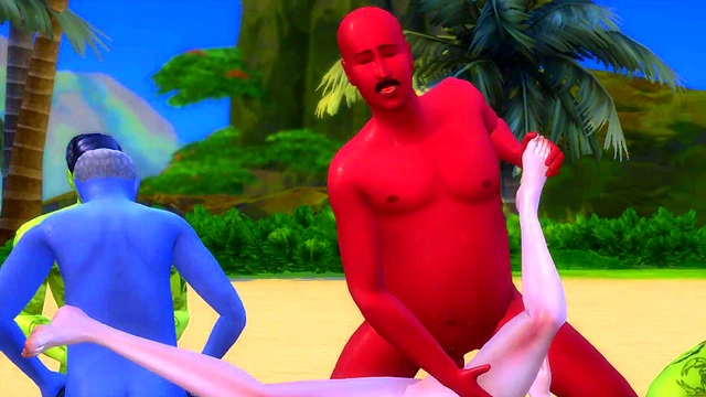 Stranded Island Orgy – Anime Couples Get Wild In 3D Hentai Action