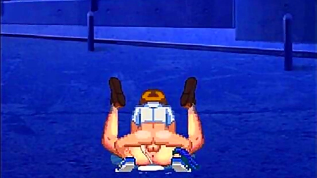 Athena Asamiya Battles Horizone in Japanese Hentai Mugen Match