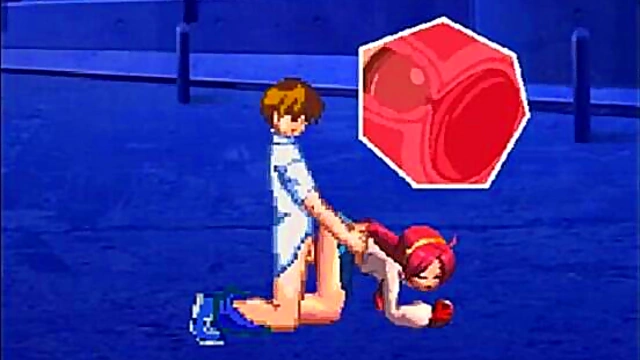 Athena Asamiya Battles Horizone in Japanese Hentai Mugen Match