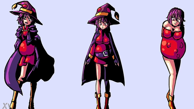 Pregnant Anime Babe Enjoys Belly Expansion Fantasies