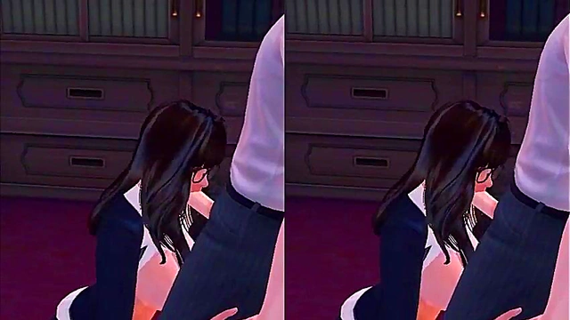 VR 3D Hentai – SexySecretary Serves Her Boss With Passionate