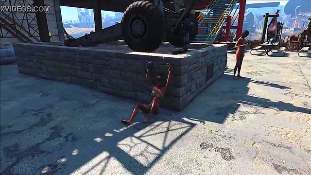 Hentai Anime Nudists Enjoy Outdoor Fun at Fallout 4 Boston State Prison