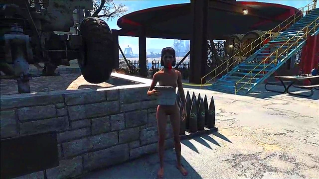 Hentai Anime Nudists Enjoy Outdoor Fun at Fallout 4 Boston State Prison