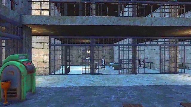 Hentai Anime Nudists Enjoy Outdoor Fun at Fallout 4 Boston State Prison