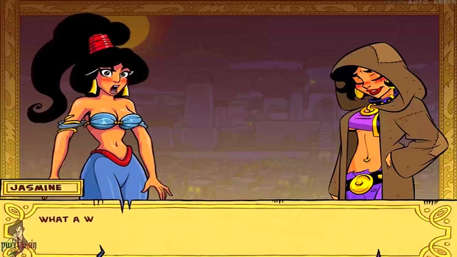 Sexy Anime Princess Trains Slaves for Hot Group Sex & Genie Fantasies