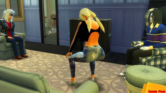 Tsunade cheats on Jiraiya with Young Stud in Intense Naruto Hentai Cuckold Scene