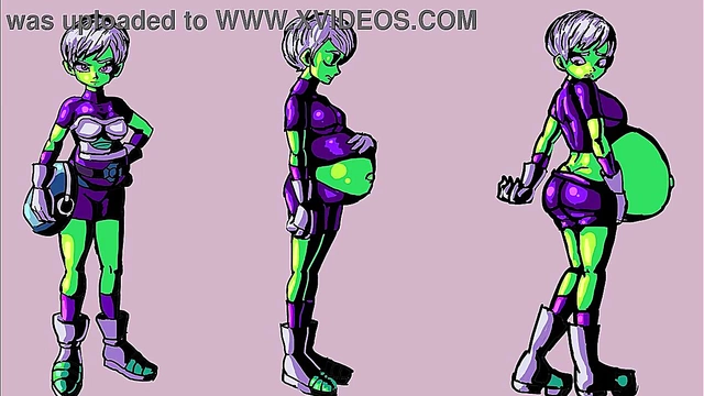 Pregnant Anime Babe Enjoys Belly Expansion & Inflation Delights