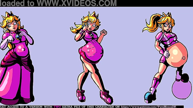 Pregnant Anime Babe Enjoys Belly Expansion & Inflation Delights