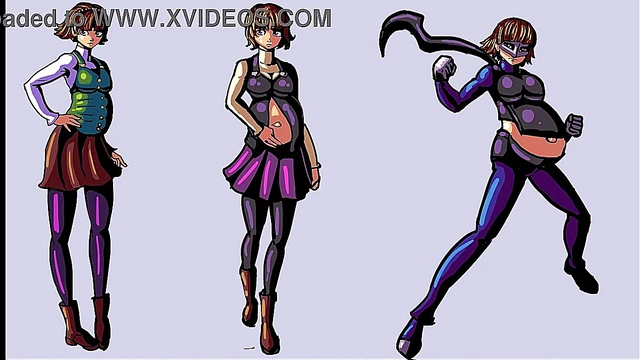 Pregnant Anime Babe Enjoys Belly Expansion & Inflation Delights