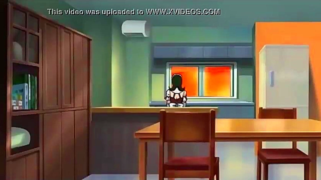 Big-Busted Anime Student Seduces Her Teacher for Hardcore Sex