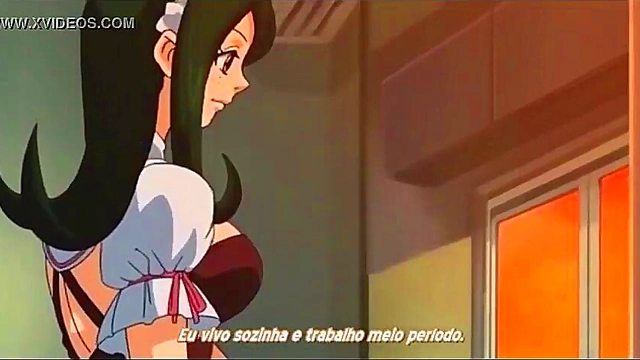 Big-Busted Anime Student Seduces Her Teacher for Hardcore Sex