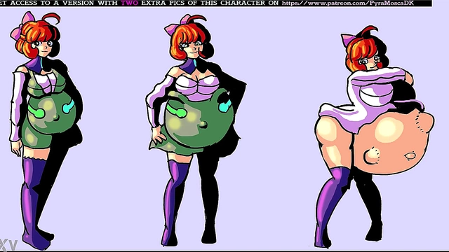 Pregnant Anime Babe Enjoys Belly Expansion And Inflation Fantasies